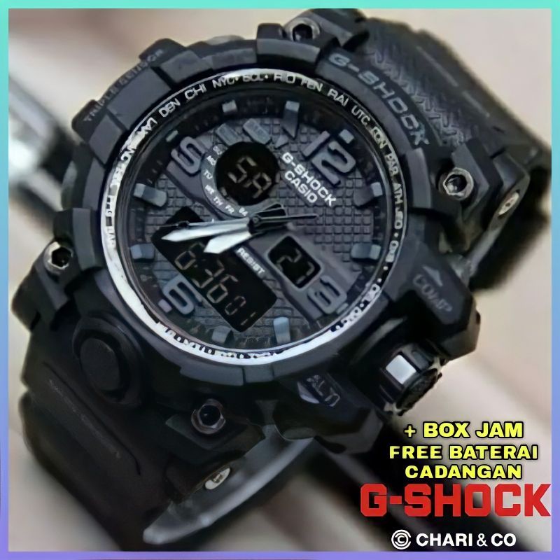 GRADE ORI - JAM TANGAN PRIA G-SHOCK DUALTIME GWG1000 CASIO , Water Resist GShock G Shock sport Jam Tangan Pria Jam Tangan Wanita iyokkShop