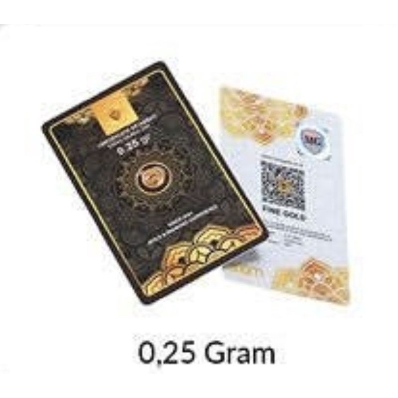 Minigold 0.25 Gram Emas Mini 24K Mini Gold Bisa tukar ANTAM