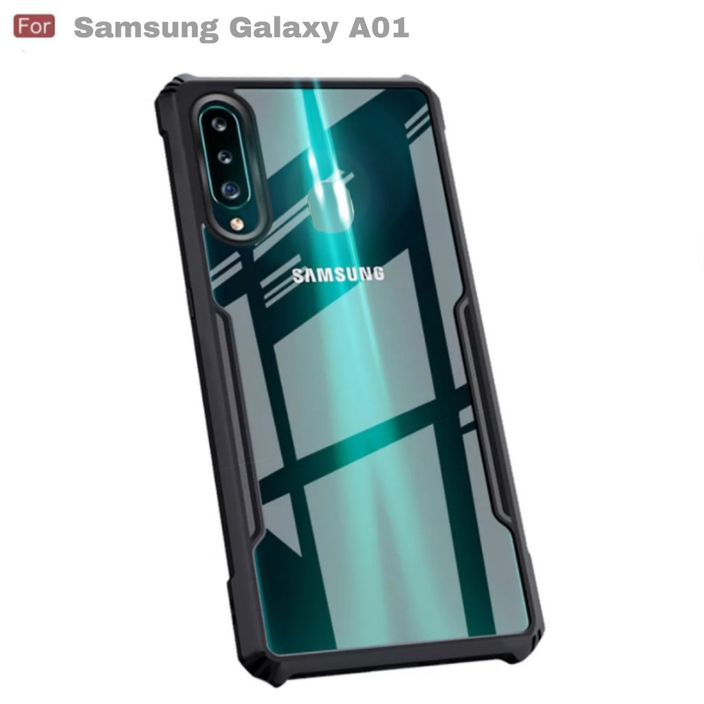 Case Samsung A01 Armor Transparant Case Shockproof