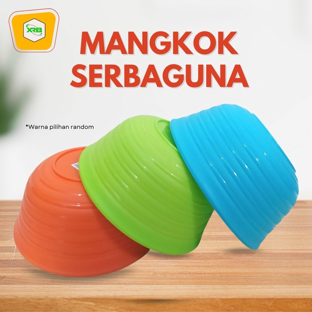 Mangkok Sup Mangkuk Makan Plastik Bulat PP BPA FREE Mangkuk Piknik Mangkuk Indomie Mangkok Bakso Serbaguna Lemony