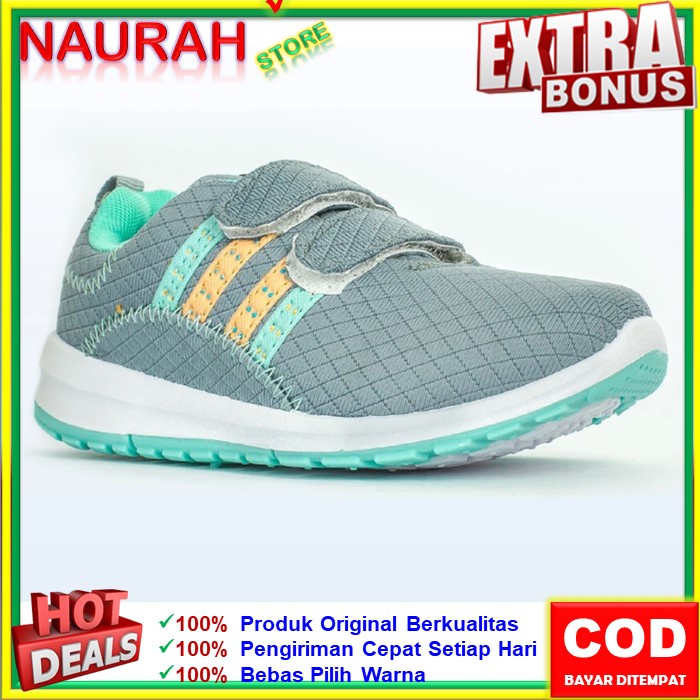 ANDO PLANO VELCRO ORIGINAL SNEAKER KUALITAS IMPORT SEPATU ANAK PAUD TK PROMO HARGA MURAH