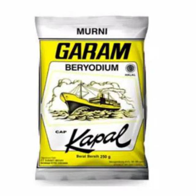 

Garam cap Kapal 250 gram