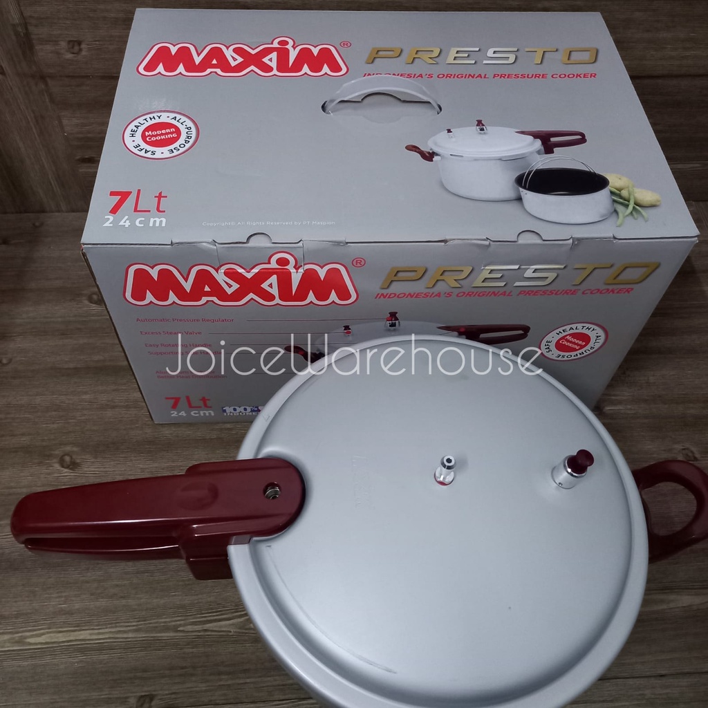 Panci Presto / Pressure Cooker 4 liter , 7 liter  Dan 12 liter Maxim