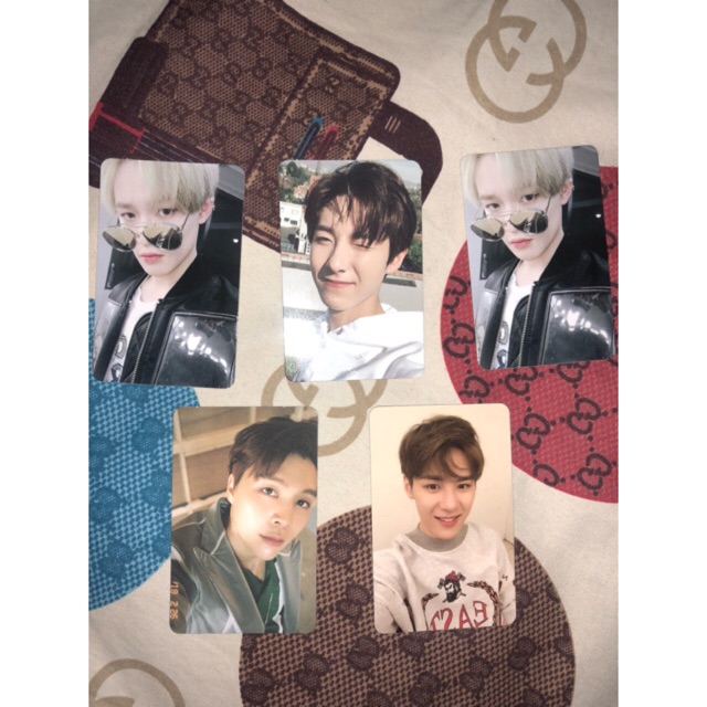 NCT 2018 EMPATHY Johnny , Chenle , Renjun , Kun Photocard &amp; Chenle , Ten , Jaemin Diary