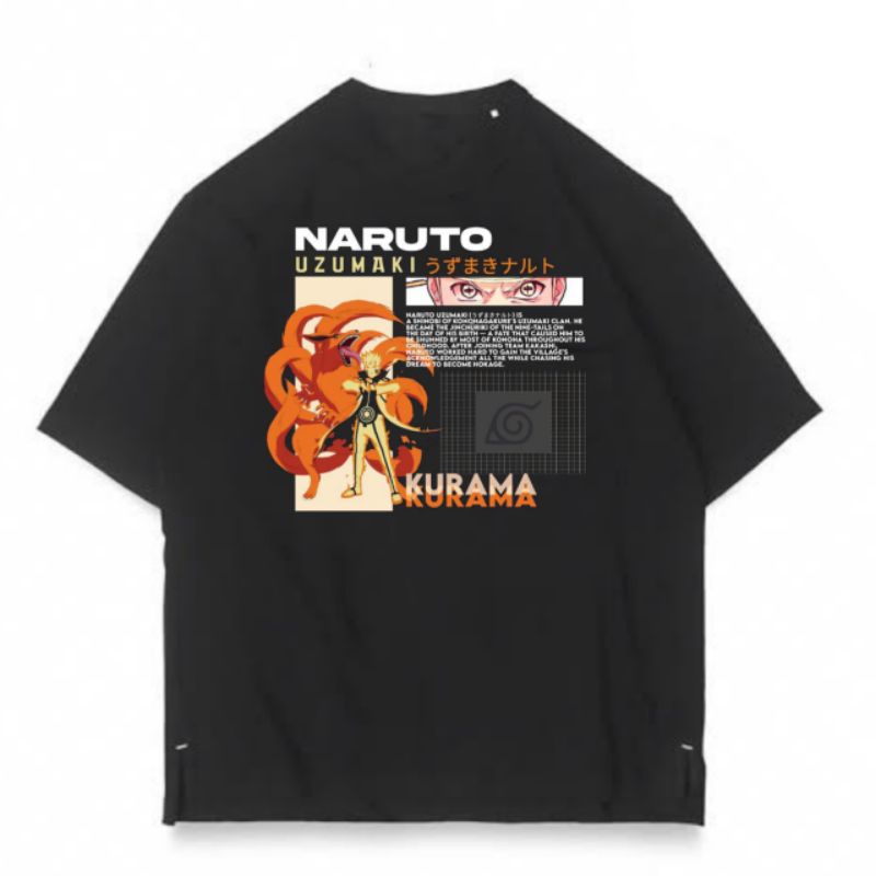 KAOS UZUMAKI NARUTO | ANIME | BAJU | T SHIRT | BOOTLEG | VINTAGE | OVERSIZE | HOMAGE RAP TEE