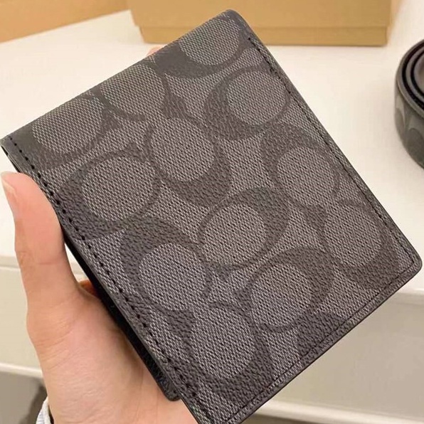 Dompet Lipat Pria Dompet Pria Kombinasi Ikat Pinggang Pria