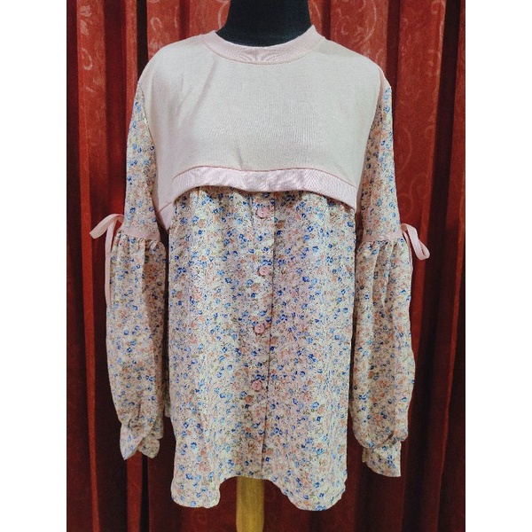 Atasan Zara Women Bunga