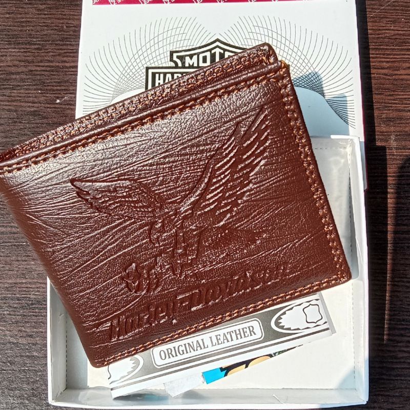 Serba 10.000 - Dompet Pria Retro 88C12 + BOX Dompet Kulit Sintetis Lipat Dua Multicard Stylish-1