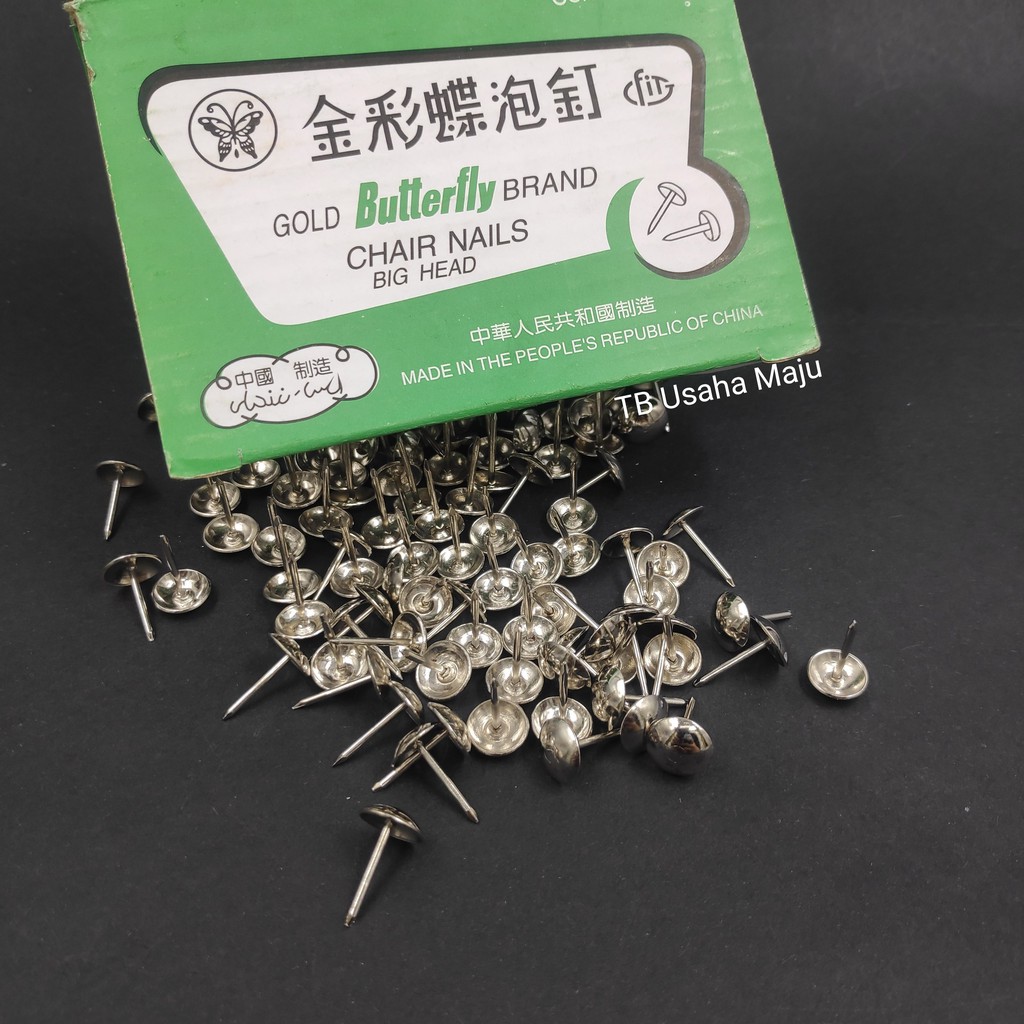 Paku Becak Kotak / Paku Payung Panjang / Paku Tekan ukuran 5/8 kotak