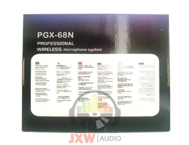 MIC SHURE PGX 68 N /MIC WIRELESS SHURE PGX / MICROPHONE PGX-68 N / MICROPHONE WIRELESS SHURE PGX 68N