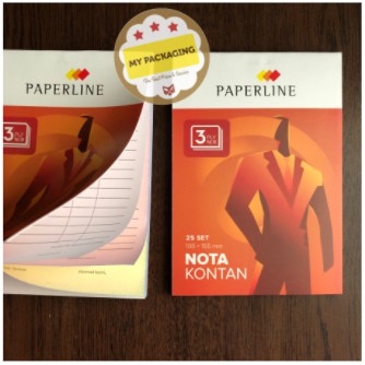 Buku Nota Kontan Kecil Rangkap 3 ply NCR / K3 - 25 Lembar @ 3 Rangkap