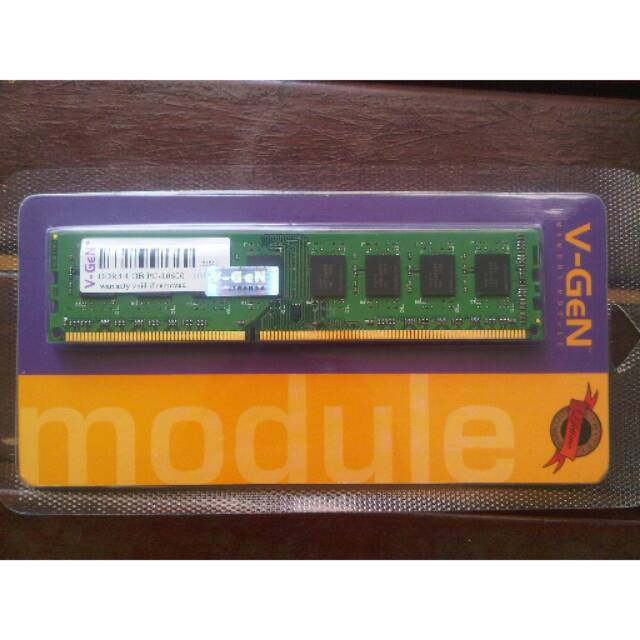 V-Gen 4GB Memory PC DDR3 PC10600 / RAM VGEN