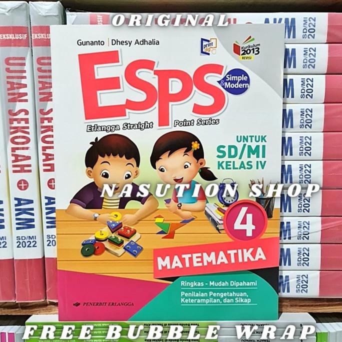 

Buku ESPS Matematika kelas 4 SD Erlangga Star Seller Termurah