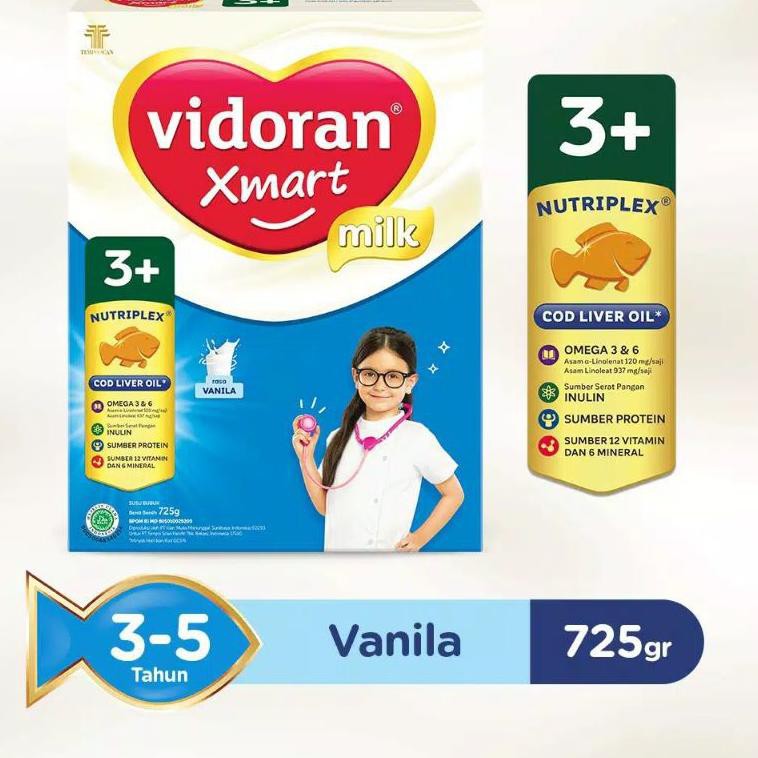 

4.4 BIG SALE FASION VIDORAN XMART 3+ VANILA / MADU 725 GRAM