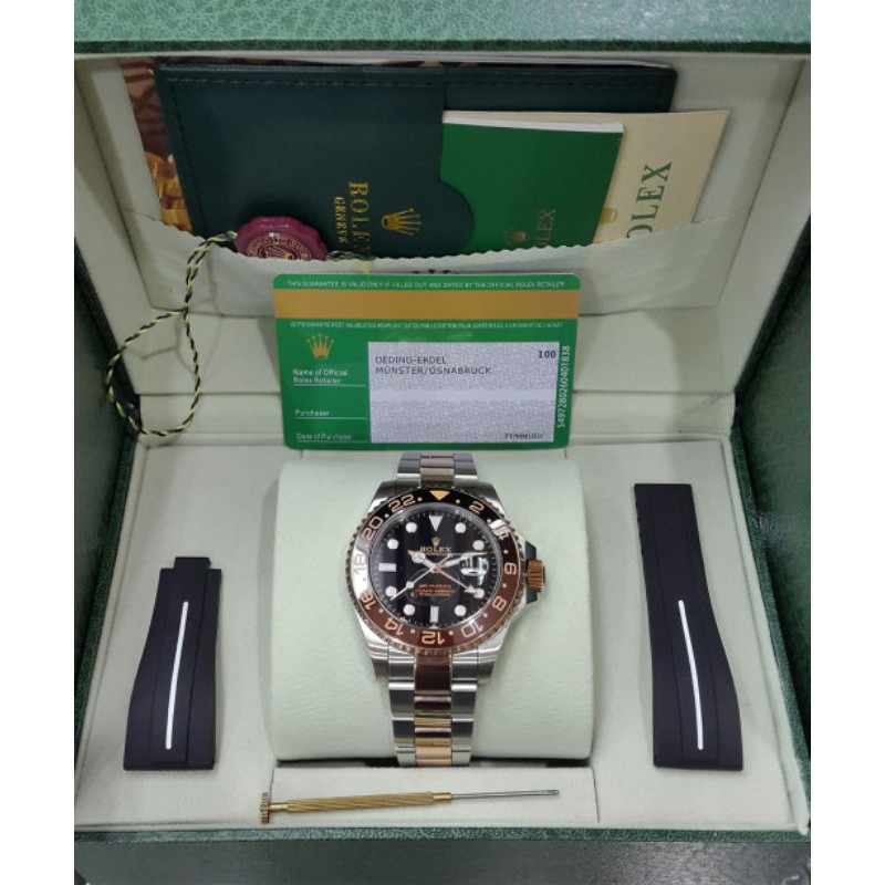 Jual Jam Tangan Rolex Gmt Master Ii Automatic Pertamax Class Fullset