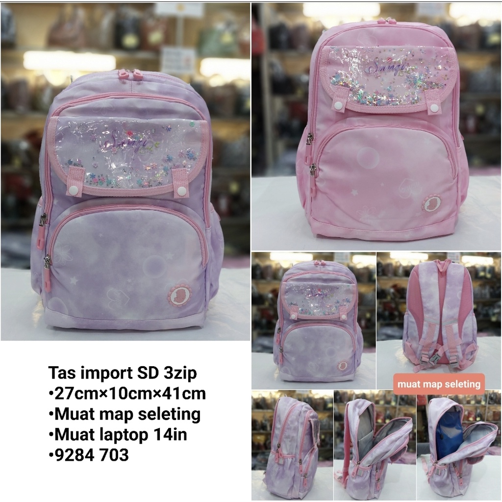 Tas ransel anak remaja sd anak perempuan bahan dasar premium