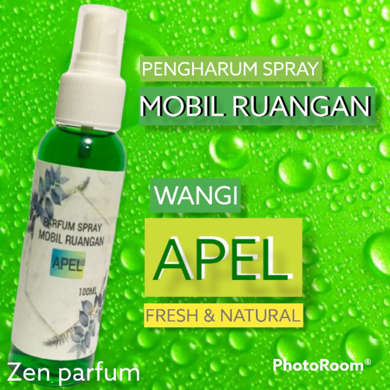 PEWANGI MOBIL SPRAY WANGI APEL PARFUM MOBIL RUANGAN 100ML