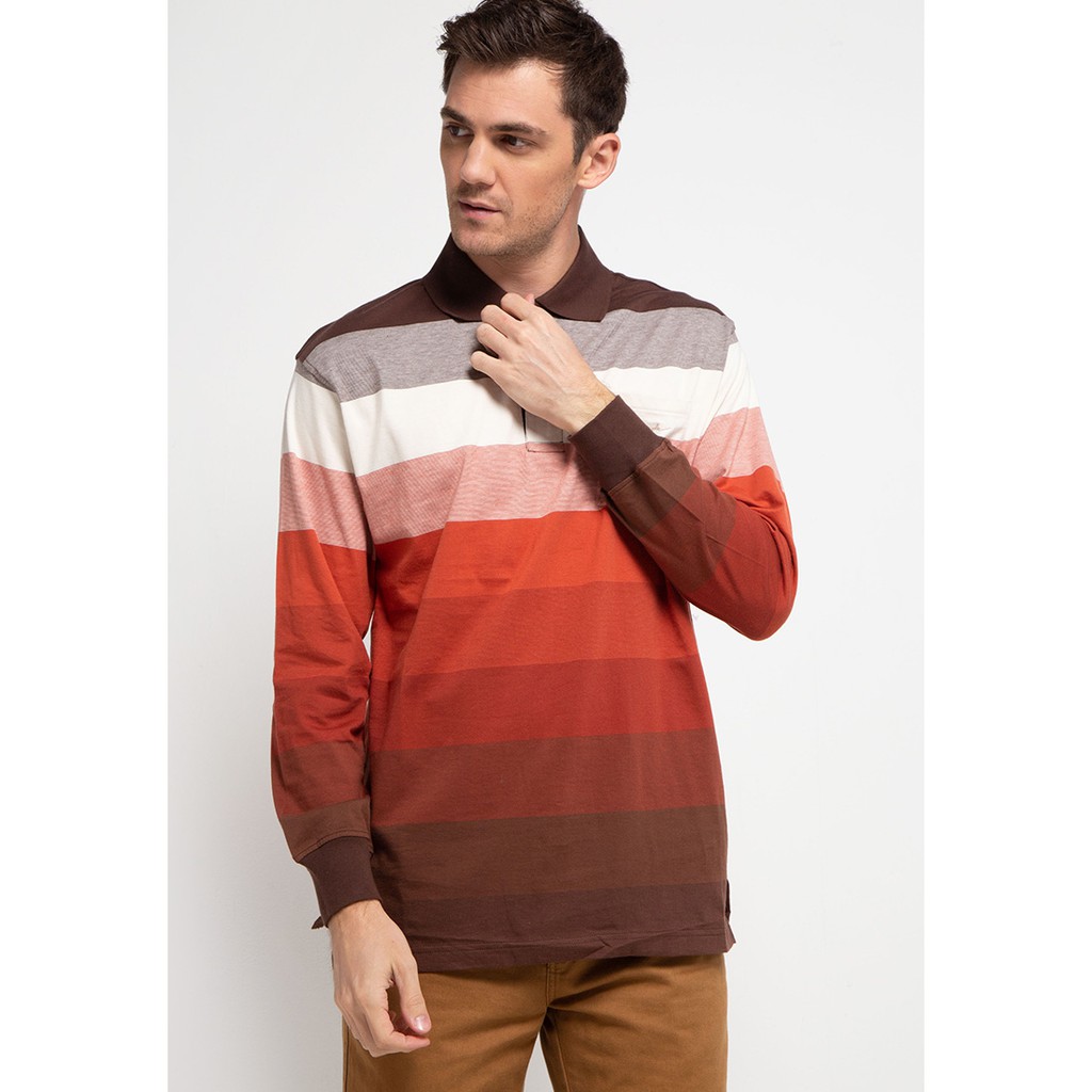 HASSENDA KAOS POLO SALUR PANJANG PRIA EUGINO