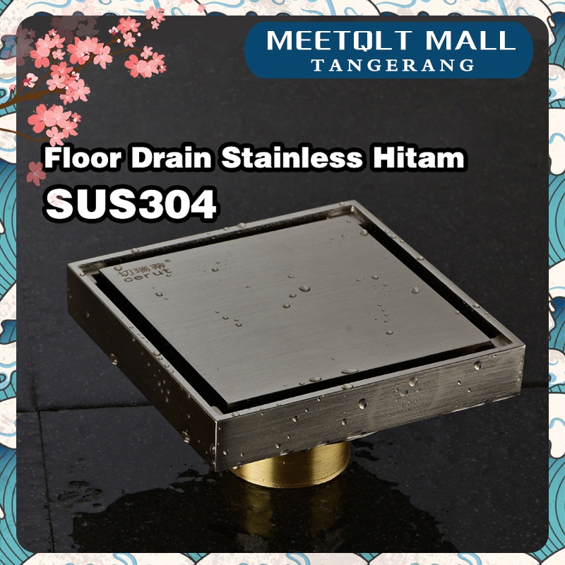 ★SUS 304  4INCH★Floor Drain Stainless SUS 304 Anti Karat / Saringan Got Anti Bau Saringan Kamar Mandi Saringan Got