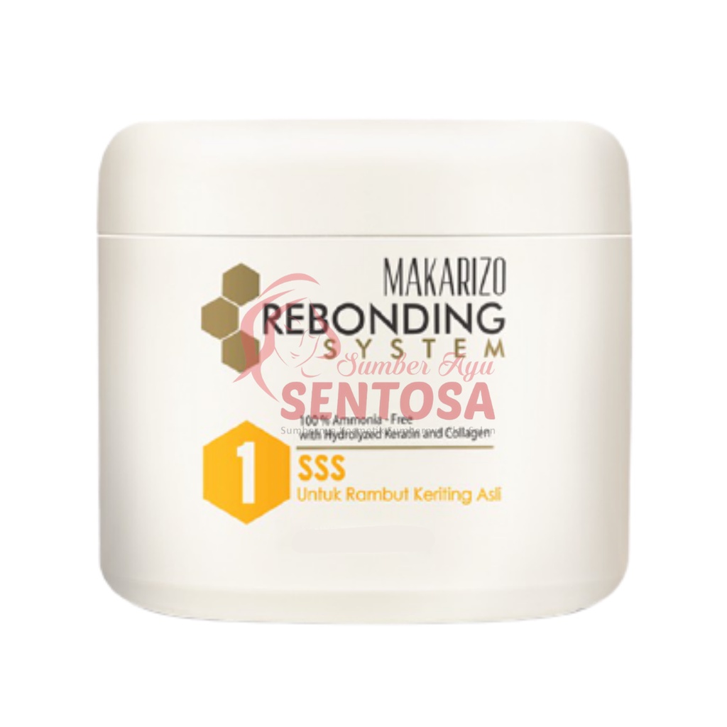 MAKARIZO REBONDING SYSTEM STRAIGHTENING CREAM POT 500 GR