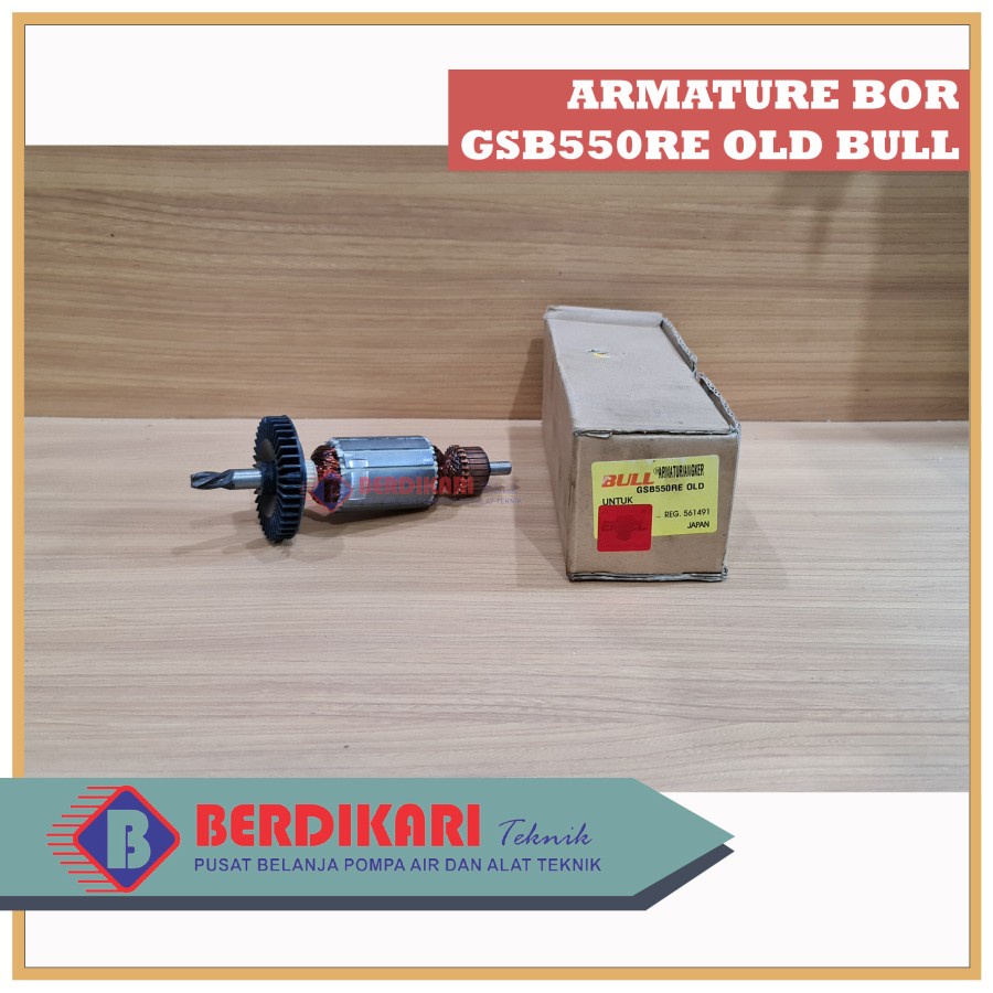 ARMATURE BOR 13MM BOSCH GSB 550 RE BULL ANGKER BOR 13MM BOSCH GSB 550