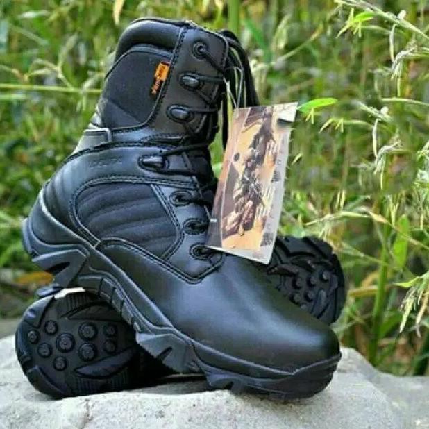 Segera Miliki Sepatu Pdl Delta Cordura Asli Impor Hitam 8" Lebel Usa Best Quality - 39 Terlaris