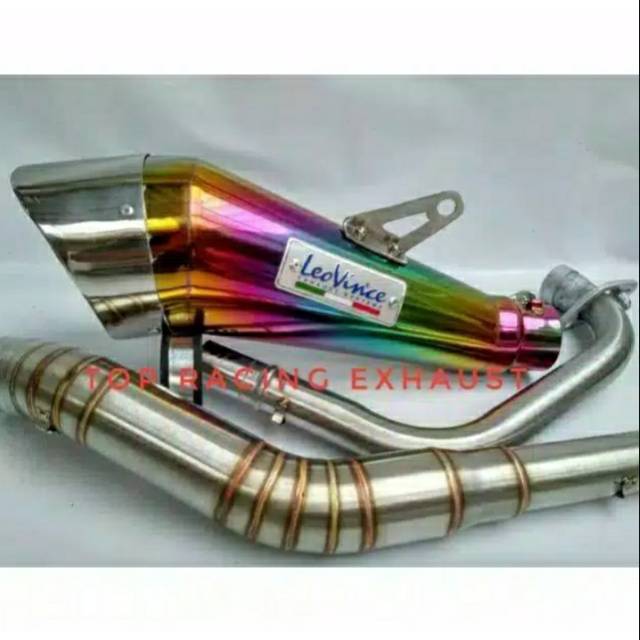 Knalpot leovince fulsistem buat cb 150r vixion gsx r15 bison verza minerva scorpio tiger megapro dll