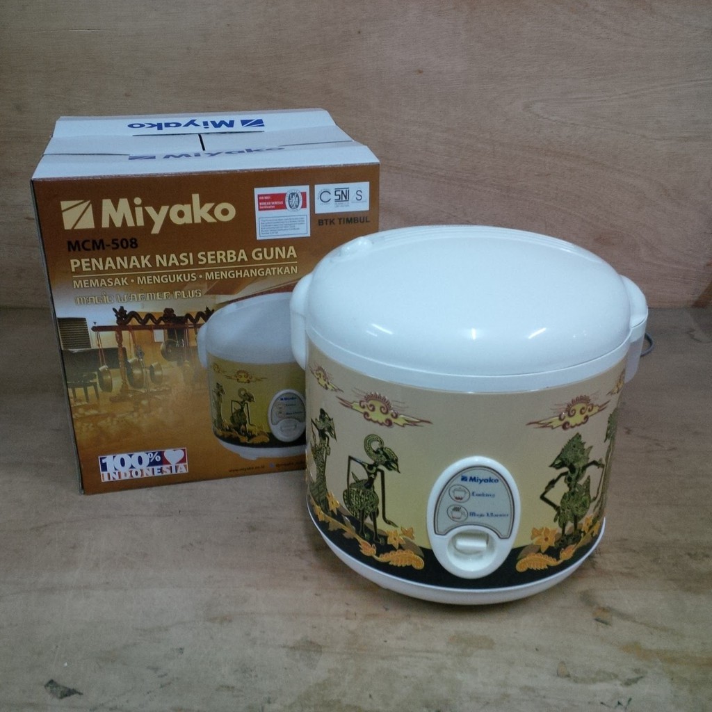 Magic Com Miyako Batik Wayang - Miyako MCM508BTKWYG – Magic Com 1.8 Liter Batik Wayang