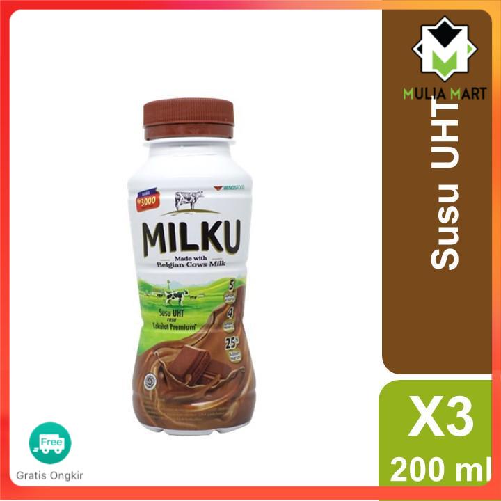 

Milku Susu Cokelat 200 ml /mulia mart
