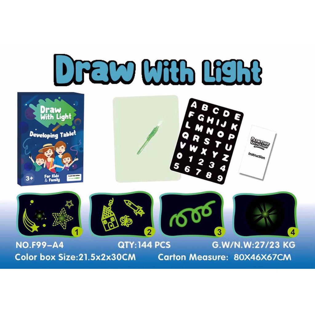 Draw With Light / Developing Tablet / Magic Ipad mainan edukasi anak