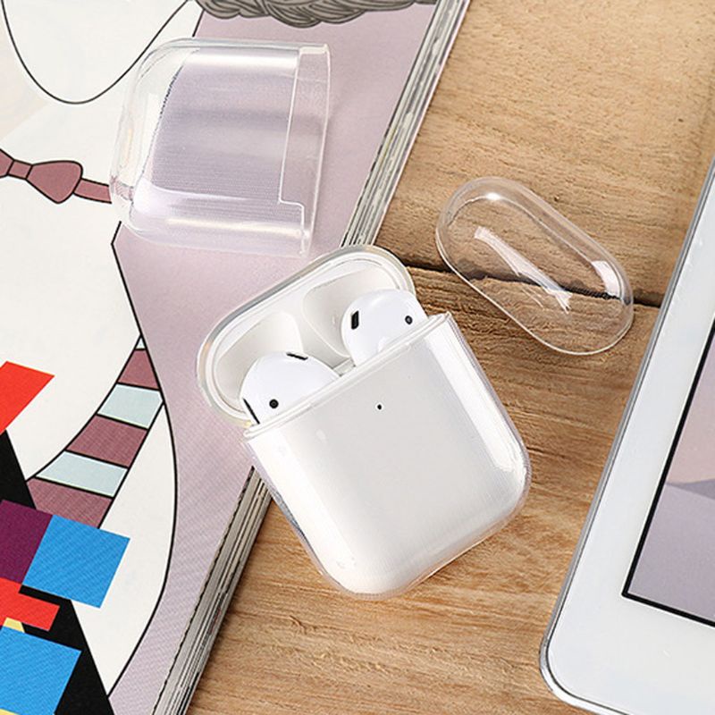 Vivi Casing Soft Case Tpu Transparan Untuk Airpods 1 / 2