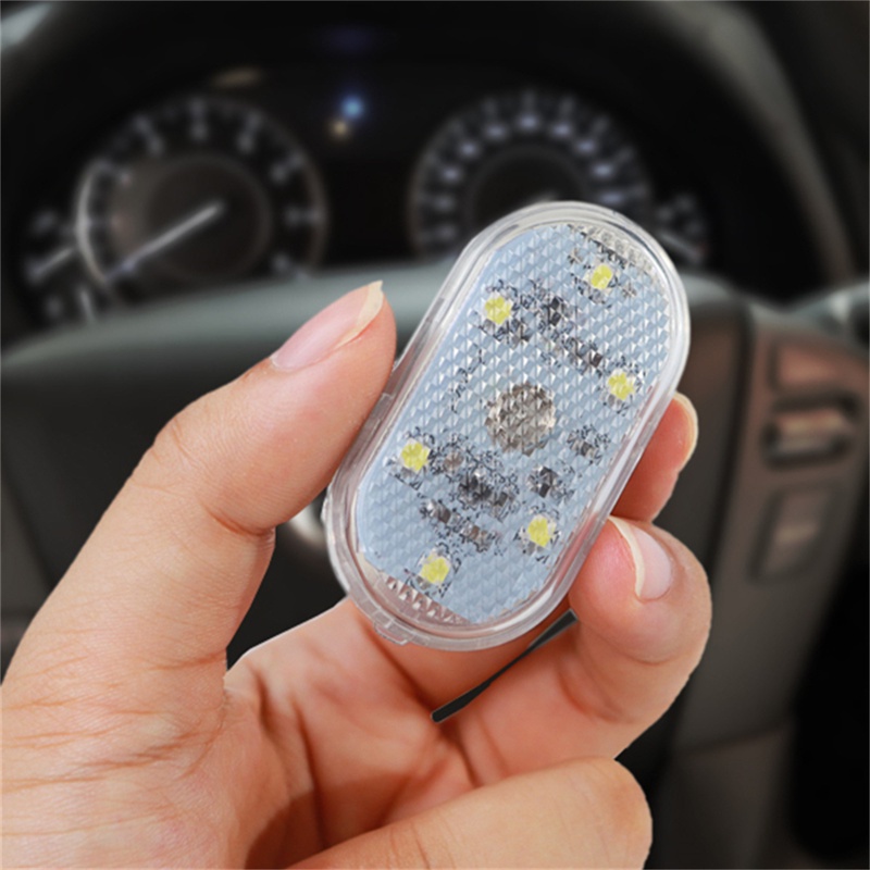 Hot Sale/USB Rechargeable Car LED Touch Lighting/Lampu Baca Interior Mini Mobil/Lampu Dekorasi Interior Mobil Umum