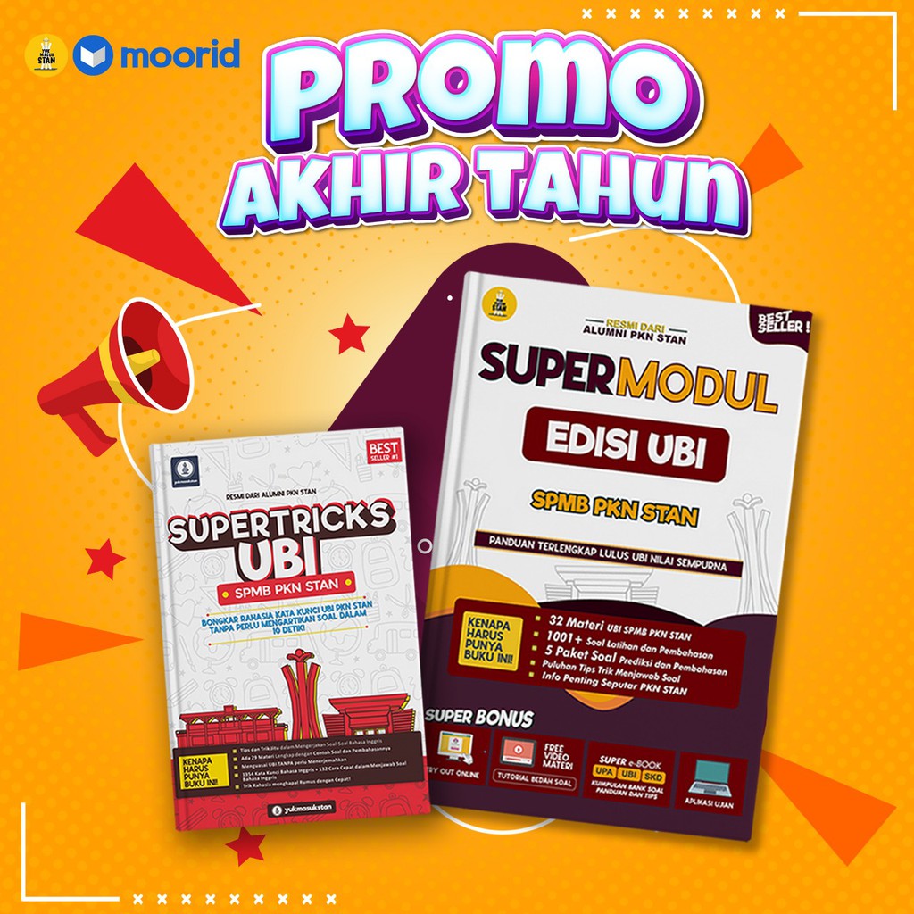 PAKET HEMAT UBI/TBI PKN STAN PREMIUM 2021 (SUPERMODUL UBI + SUPERTRICKS UBI)