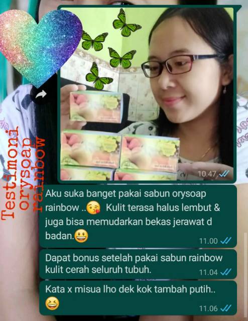 Sabun pelangi RAINBOW NASA ORIGINAL oryshop rainbow nasa