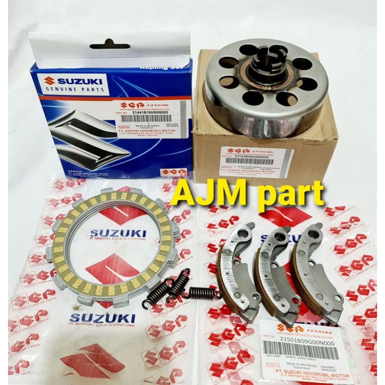 Paket Kopling Mangkok+Kampas Kopling+Kampas Ganda Smash Smash New