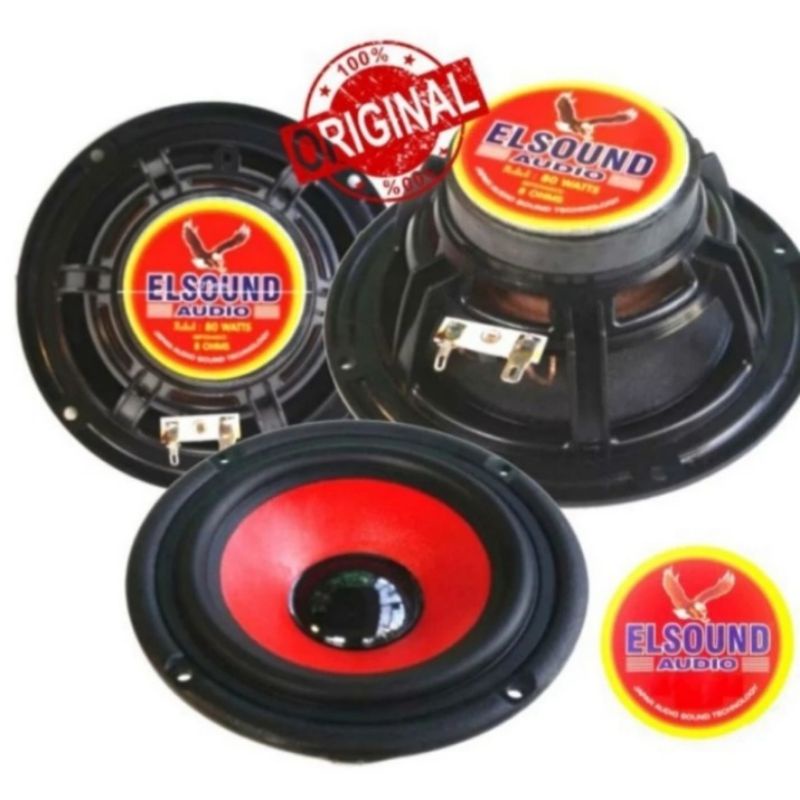 SPEAKER ELSOUND 5 INCH 80WATT MKR WOOFER