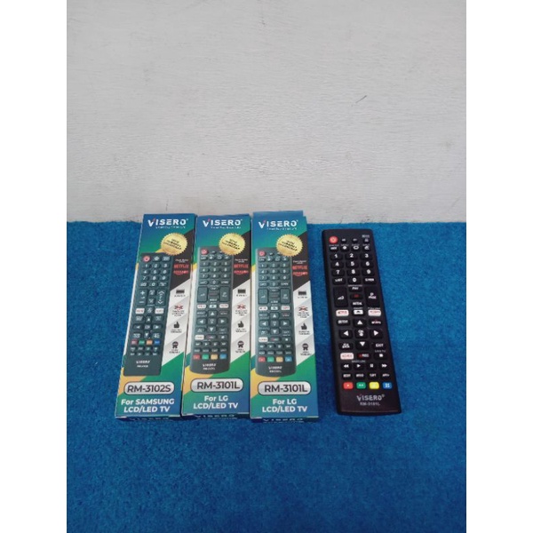 Remot TV LCD/LED merek TV LG visero