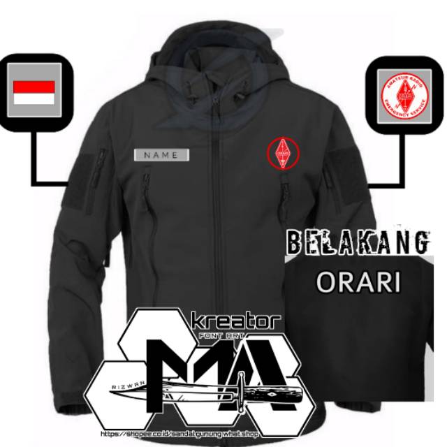 Jaket taslan TAD ORARI