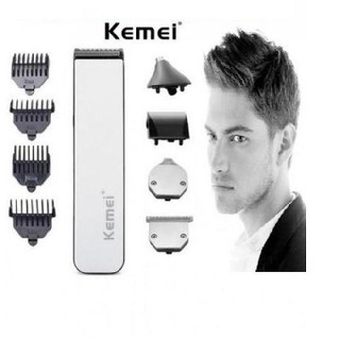 Original Kemei 3590  5 in 1 Hair Clipper Alat Mesin Cukur Potong Ukir Rambut Kumis Jenggot Jambang KM3590 KM-3590