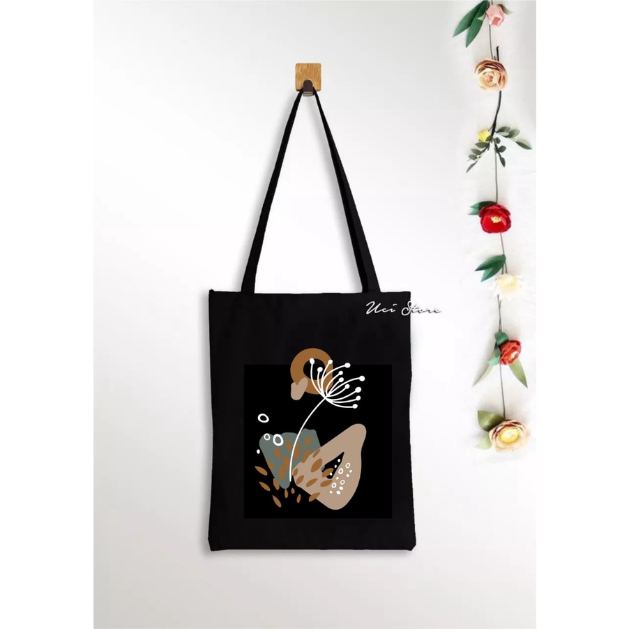 (PAKAI RESLETING) Tote bag aesthetic terbaru b1 varian warna ( Toko Uci)