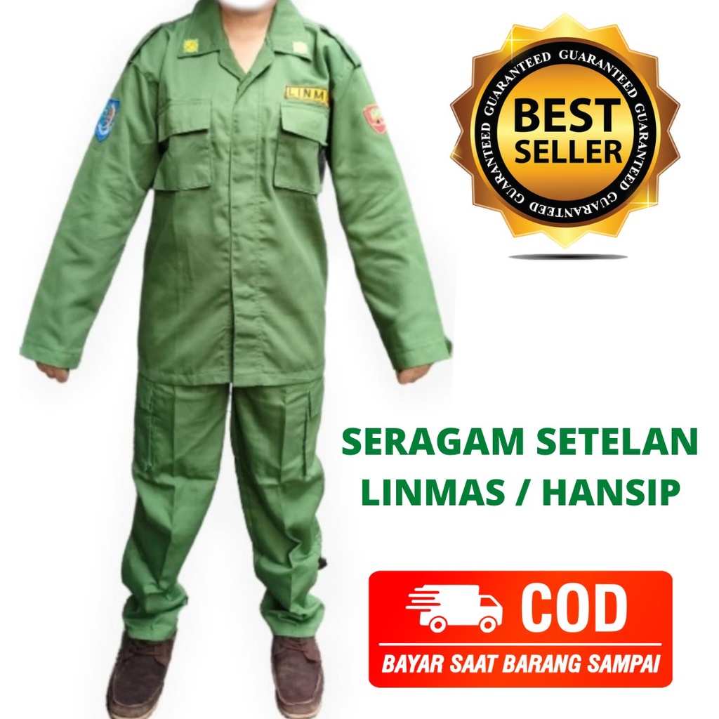 SERAGAM LINMAS SETELAN LINMAS SERAGAM HANSIP MURAH