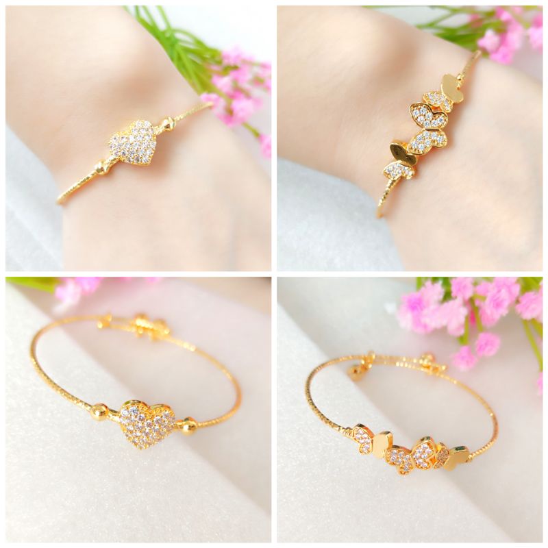 Gelang Bangel Fashion Xuping Import Dewasa Bisa Atur Besar Kecil