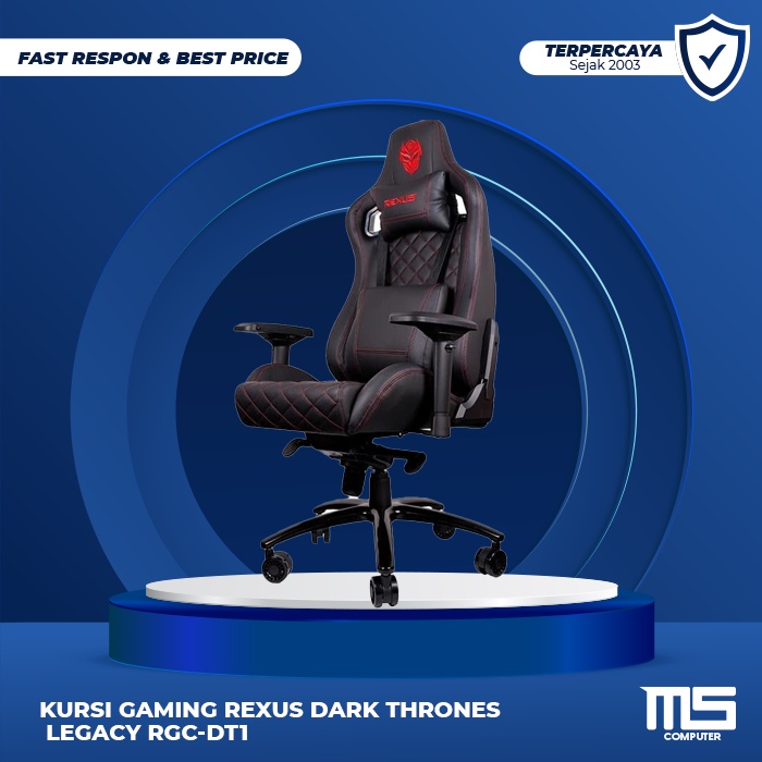 Jual Kursi Gaming Rexus Dark Thrones Legacy RGC-DT1 | Shopee Indonesia