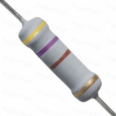 Resistor 1W 4pcs 27ohm ~ 820ohm/ resistor 1watt
