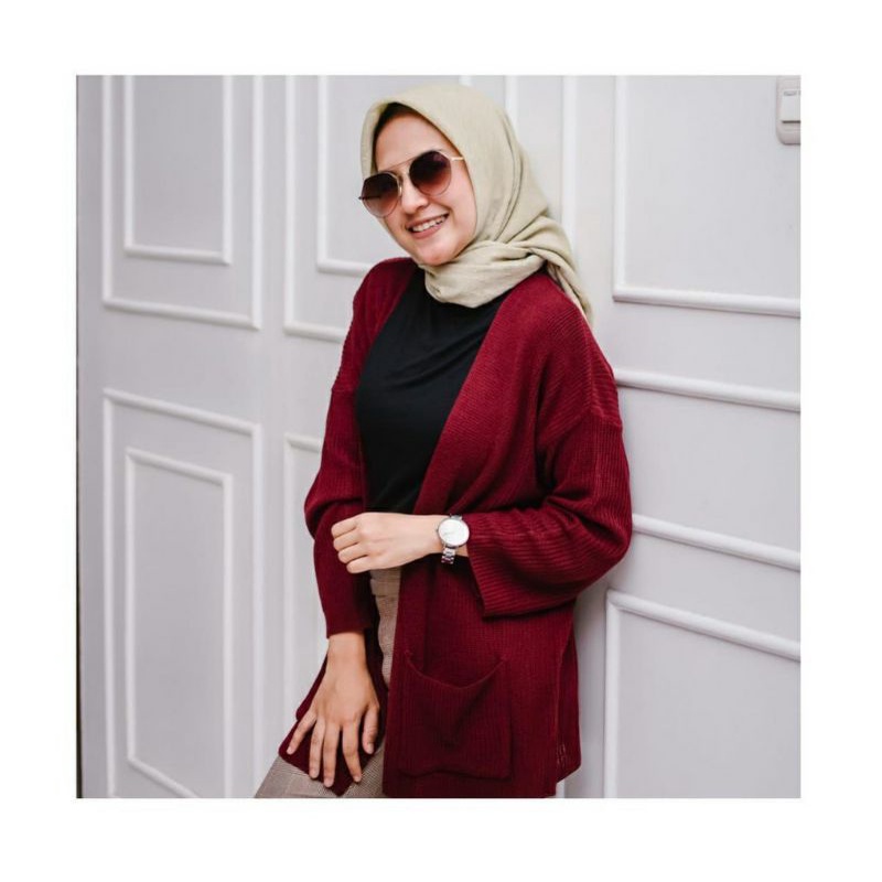 LOOCY CARDY 12 GET / Lavella Cardigan Rajut Oversize / Cardigan Terbaru / Kardigan Wanita Rajut