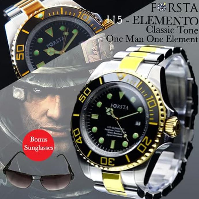 Jam Tangan Forsta Elemento Dual Tone