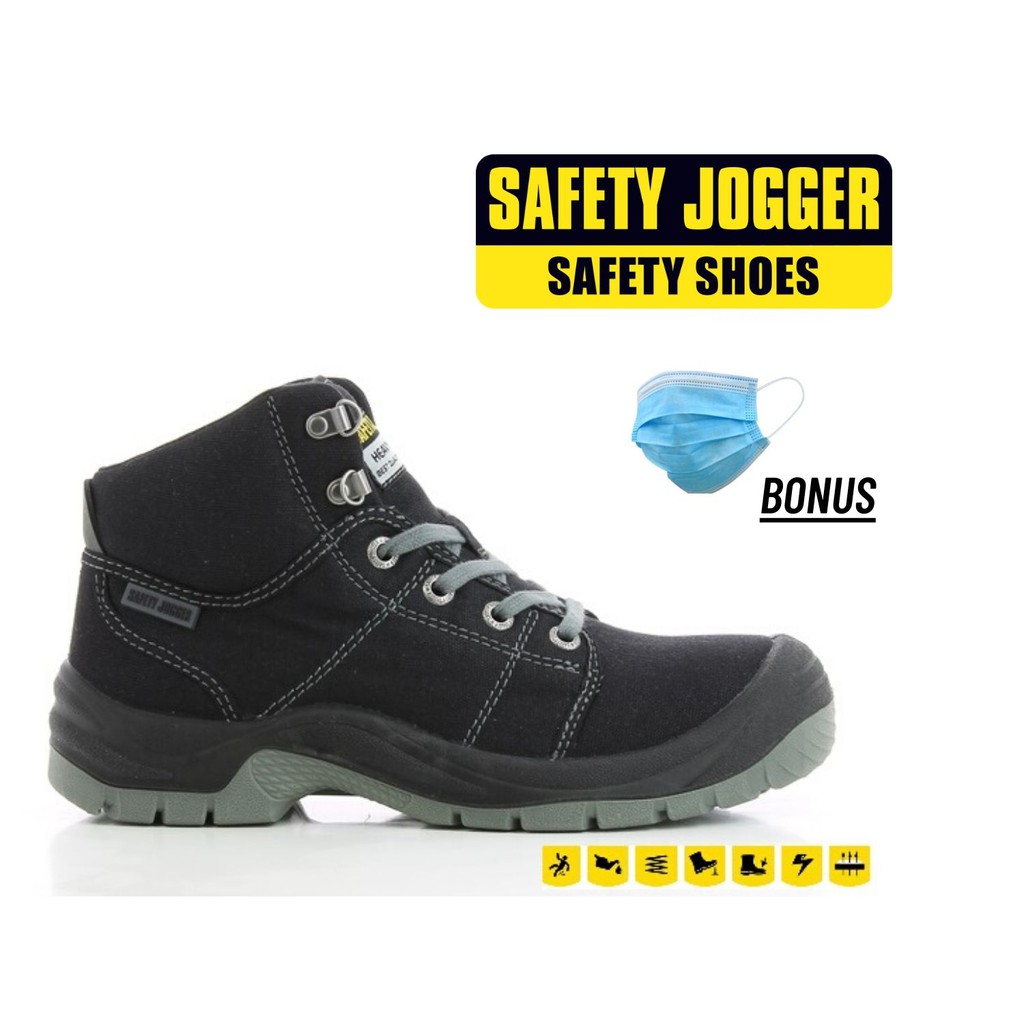 Sepatu safety JOGGER DESERT Black