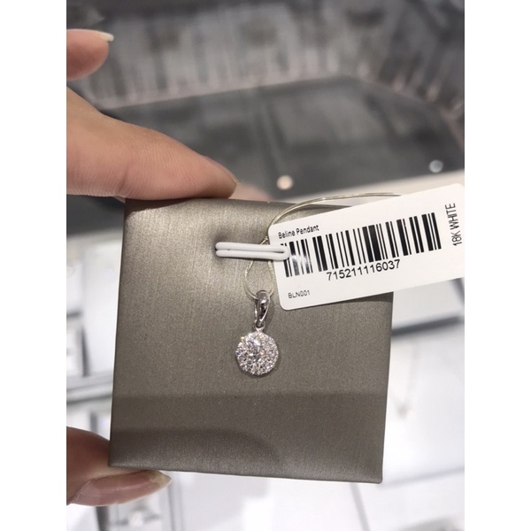 Beline Pendant Diamond Certificate Liontin Berlian Asli Dengan sertifikat Asli