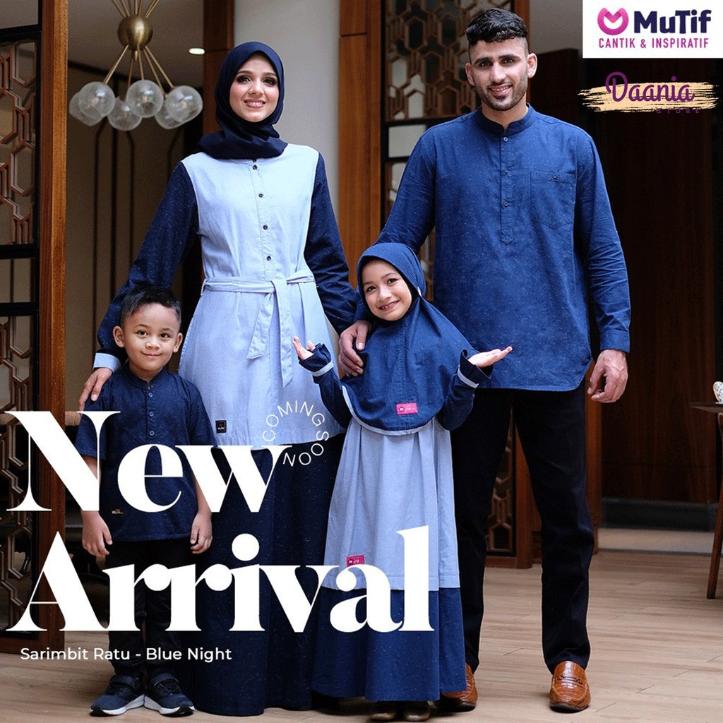 Mutif Sarimbit Ratu Original Busana Muslim Keluarga