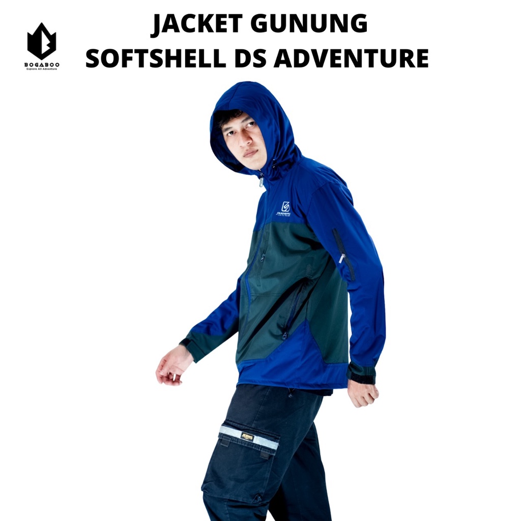 Bisa (COD) jaket sofshell merk DS ADVENTURE Jaket Gunung Jaket Running - JAKET SOPSEL - JAKET SOFSELL -Jaket Outdoor Jaket Lari Jaket Sepeda Jaket Softshell Jaket Softsell